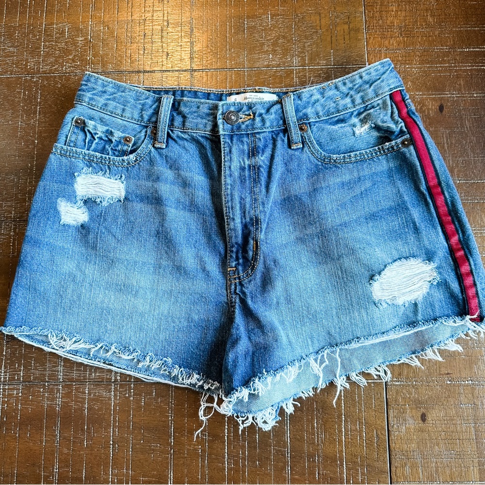 Abercrombie Denim Shorts w/ Hem Detail